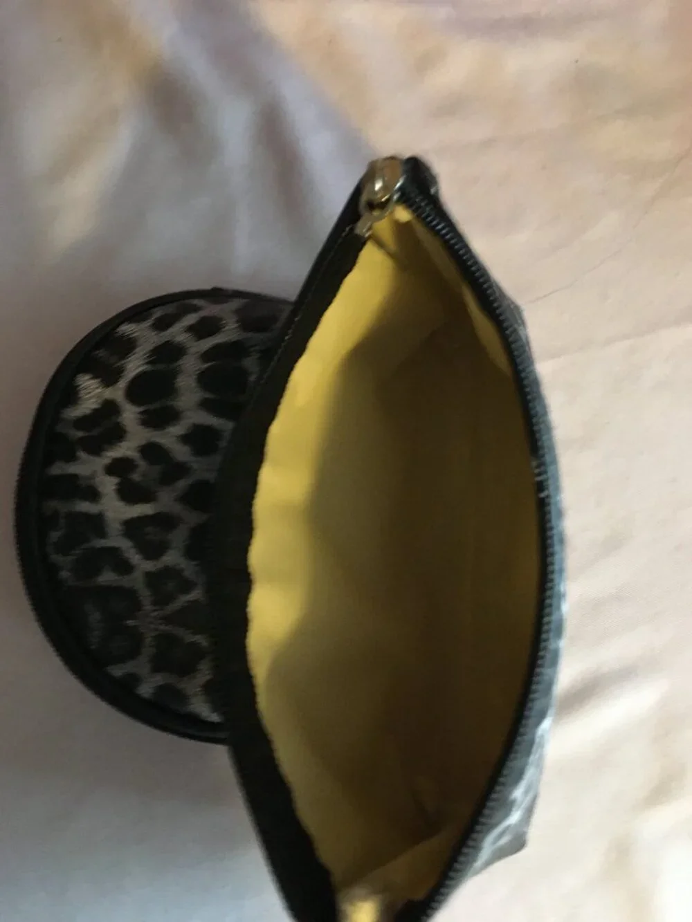 Leopard Print cosmetic bag set